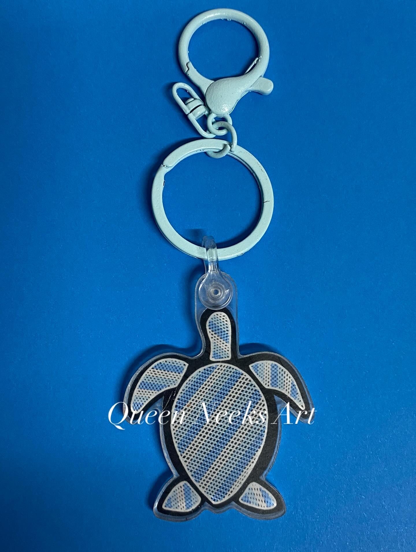 Keychain “blue turtle”