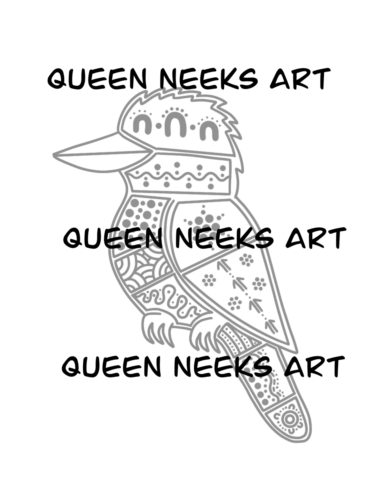 Indigenous Tattoo “Kookaburra #3”