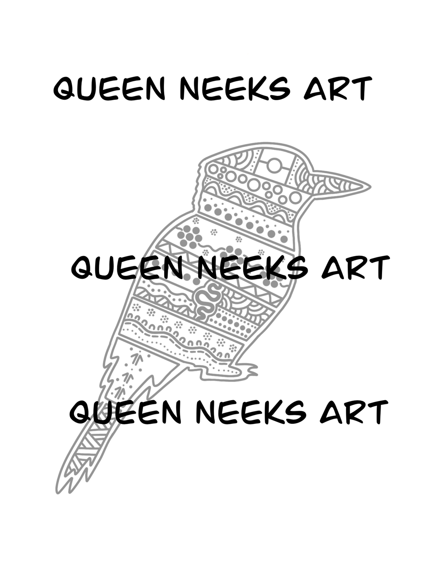 Indigenous Tattoo “Kookaburra #2”