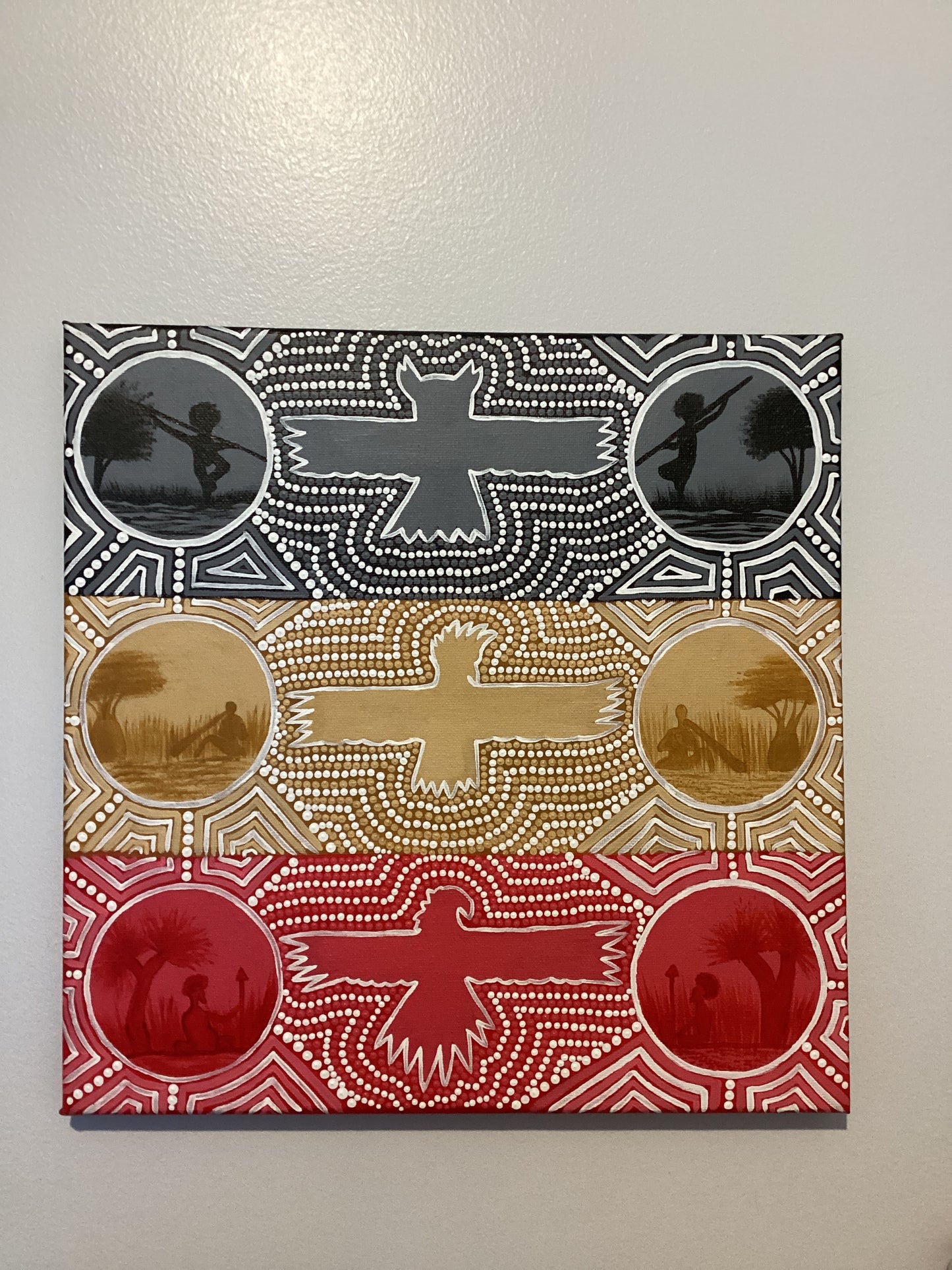 Aboriginal Artwork - Spirits of the skies