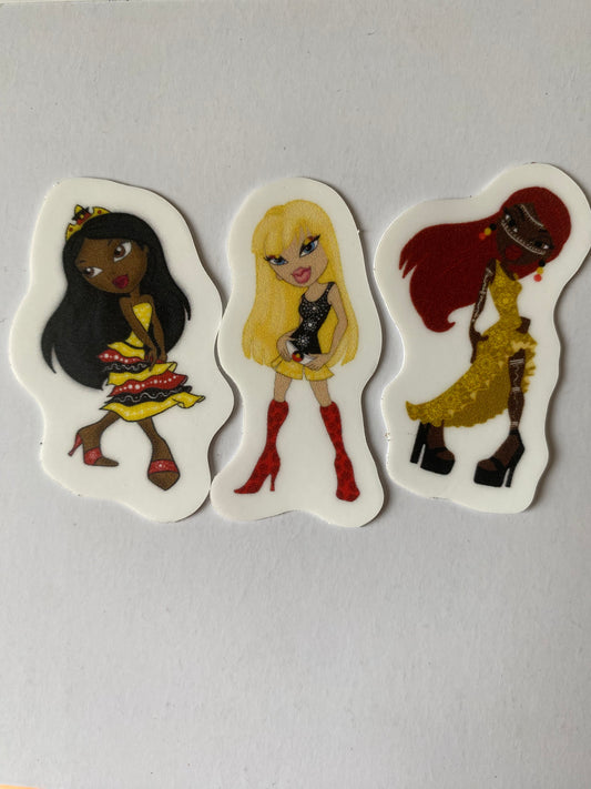 Sticker - Aboriginal Bratz Girls (3 Pack)