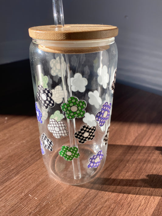 Aboriginal 16oz Tumbler “TSI flowers”