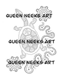 Aboriginal Tattoo - Long Neck Turtle