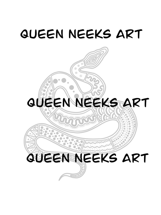 Indigenous Tattoo “Snake #1”