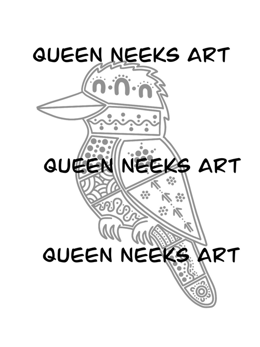 Indigenous Tattoo “Kookaburra #3”