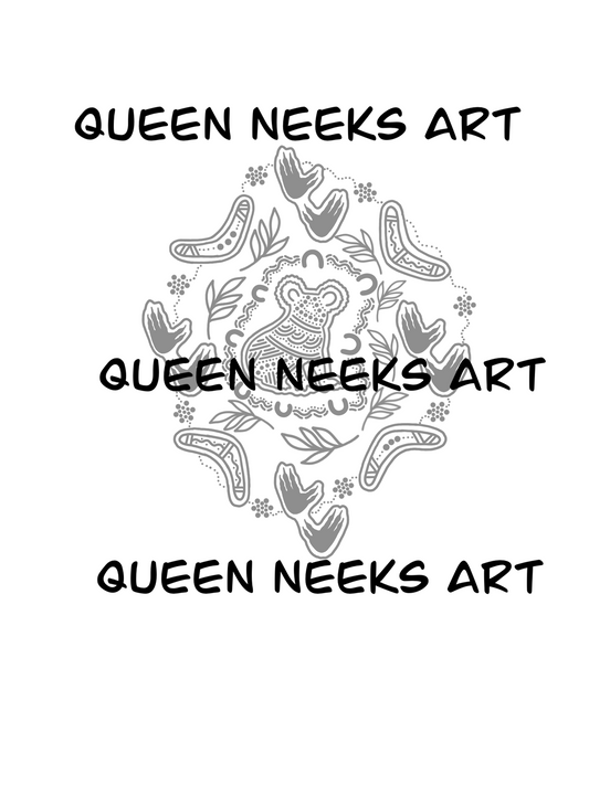 Indigenous Tattoo “Koala Tracks”