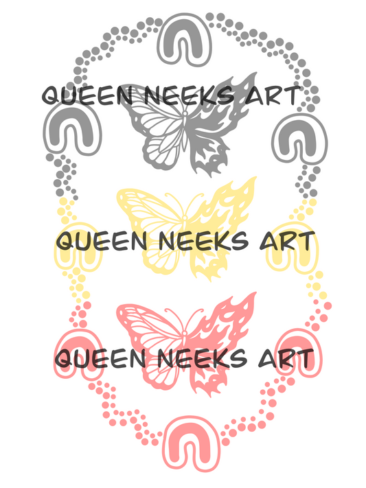 Aboriginal Tattoo - Butterfly #2