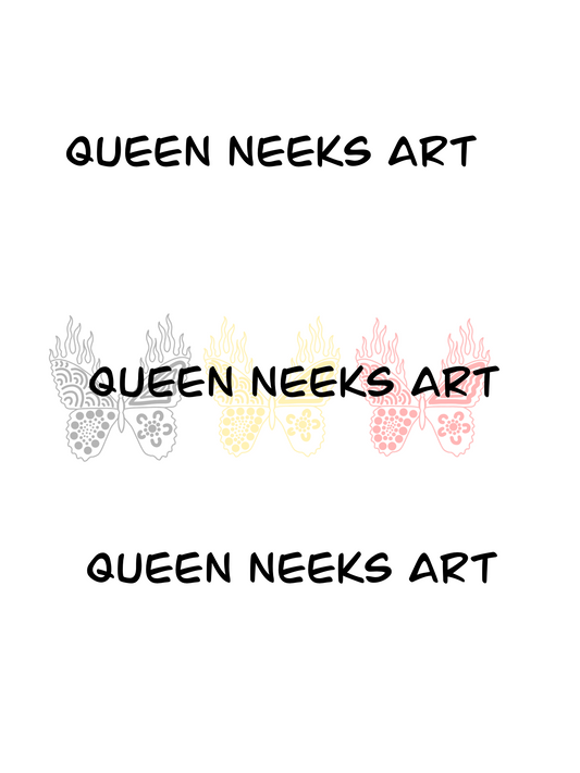 Aboriginal Tattoo - Butterfly #4