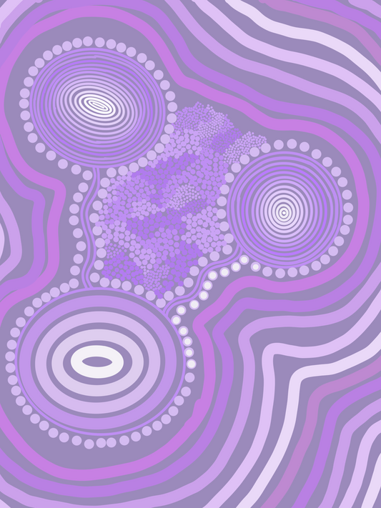 Phone Wallpaper - Purple Galaxy