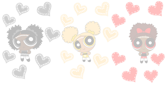 UVDTF WRAP- BLACKFULLA POWERPUFF GIRLS