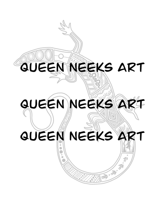 Aboriginal Tattoo - Goanna