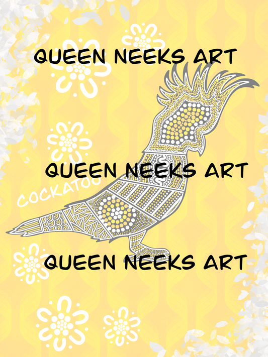 Digital Download-Yellow Cockatoo