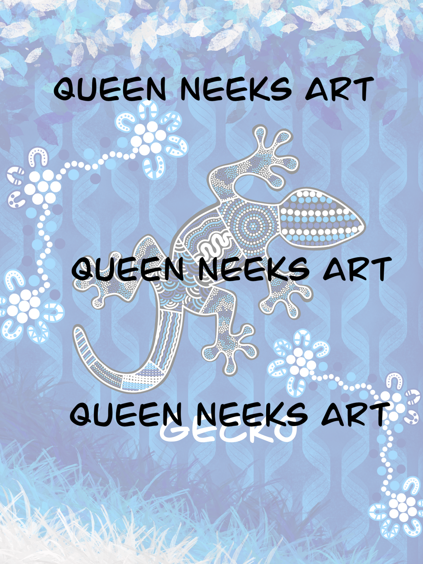 Digital Download- Blue Gecko