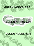 Digital Download- Green Crocodile