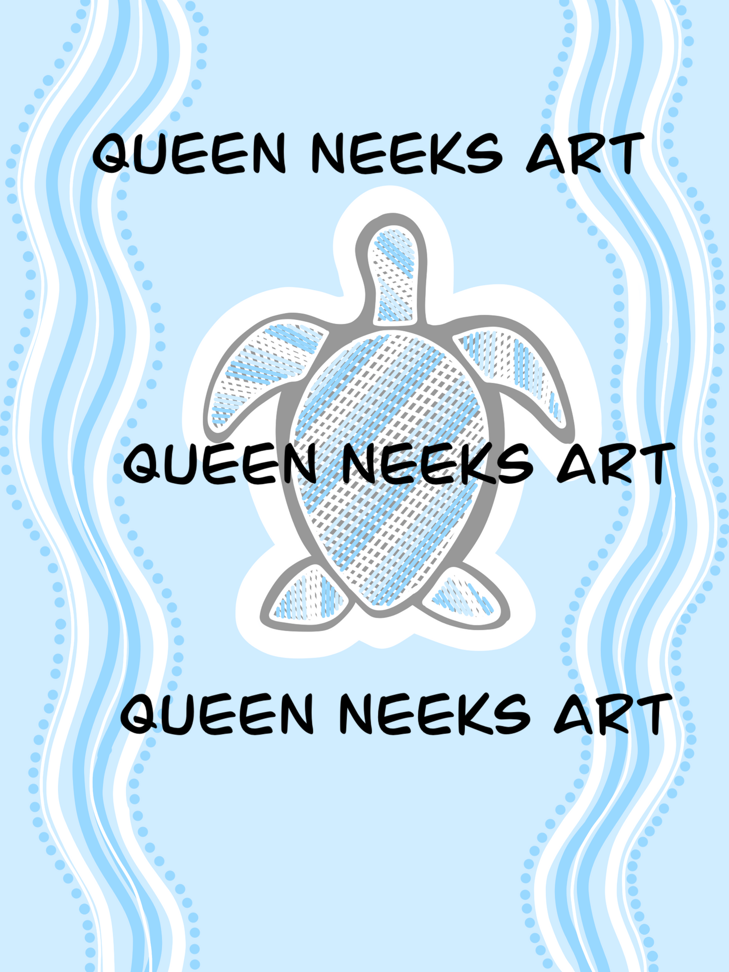 Digital Download- Blue Turtle