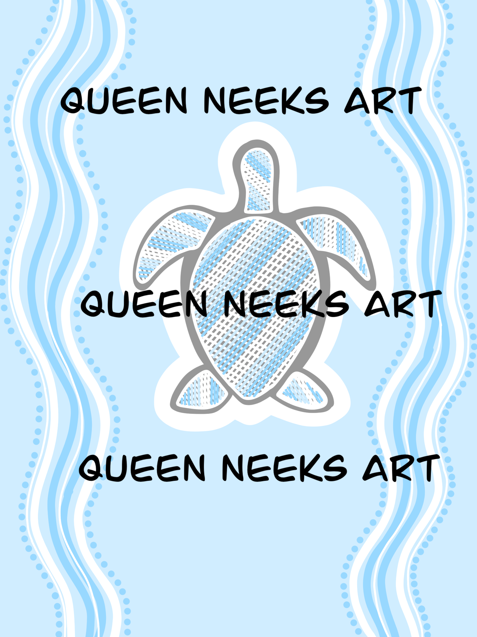 Digital Download- Blue Turtle
