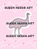 Digital Download- Pink Emu
