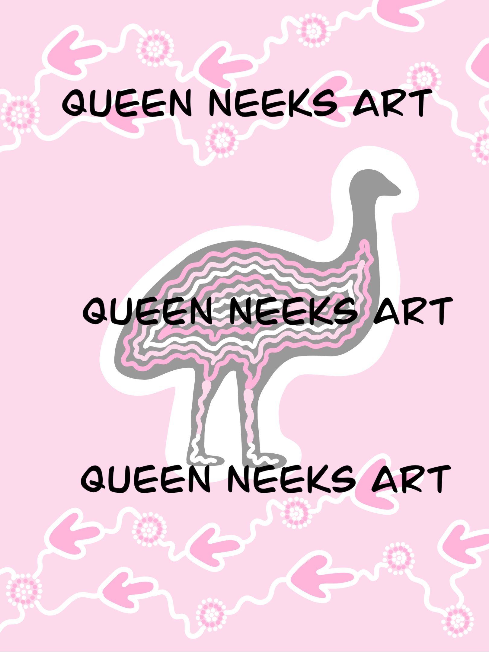 Digital Download- Pink Emu