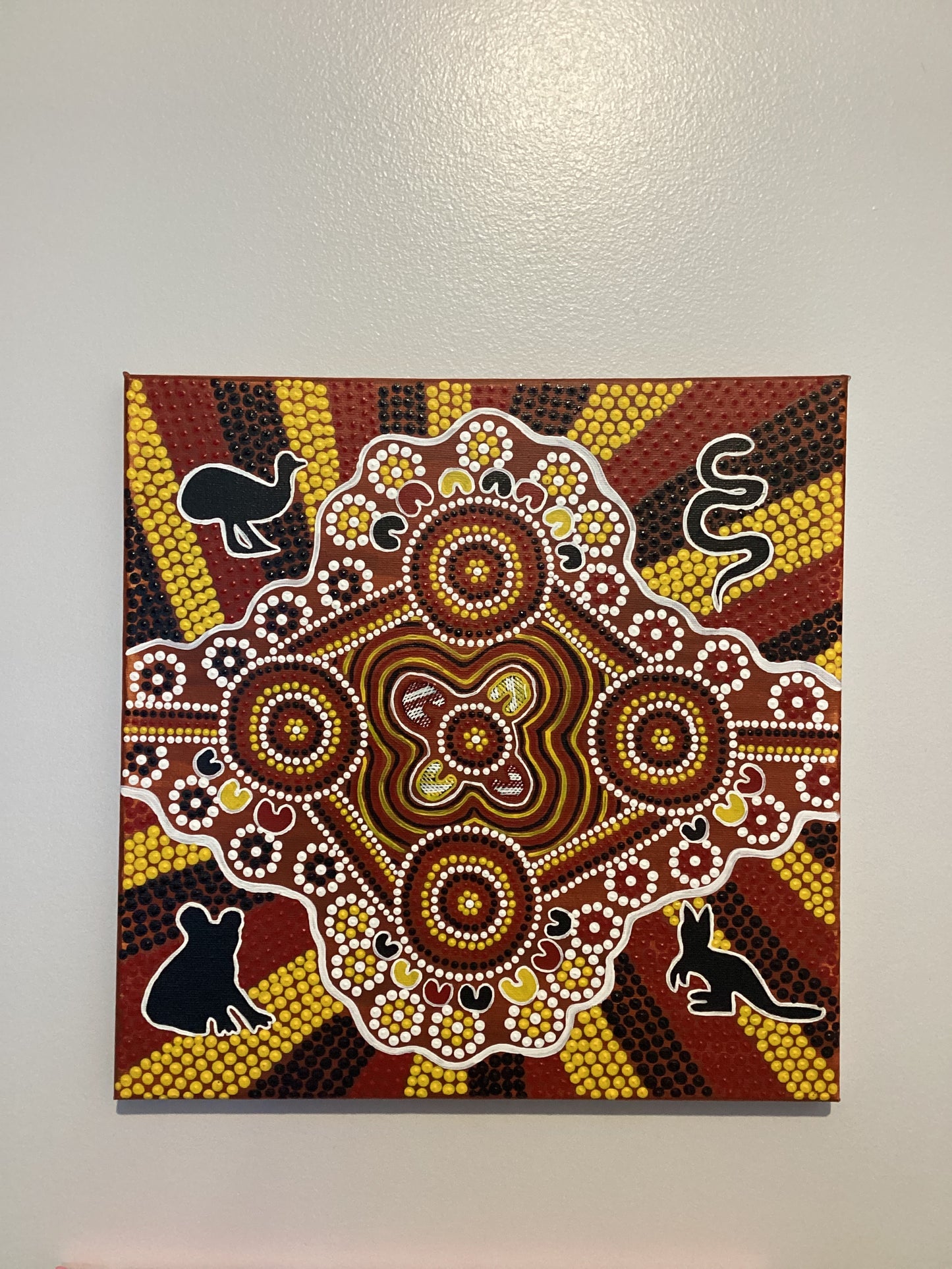 Aboriginal Artwork - Family Gathering